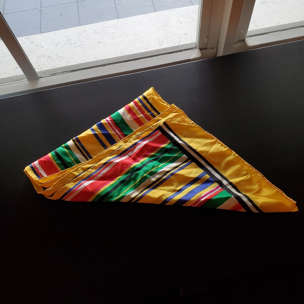 Super Vintage Silk Scarf NWT Clover Stores